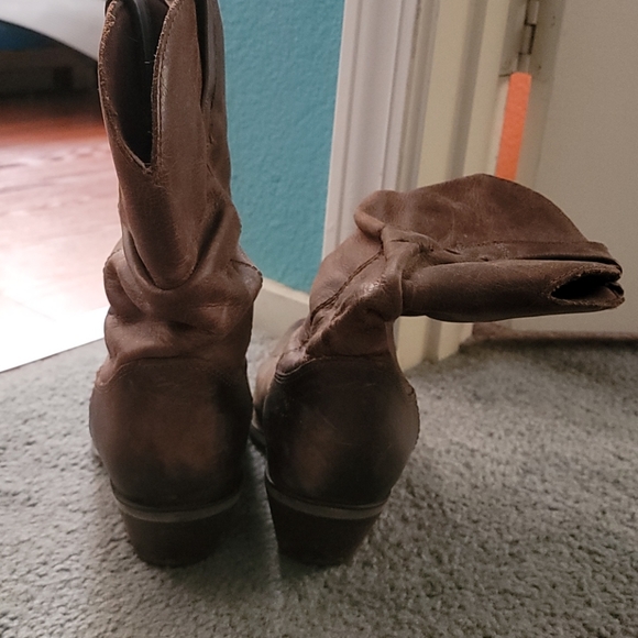 Genuine Leather Cowboy Boots - Picture 3 of 6